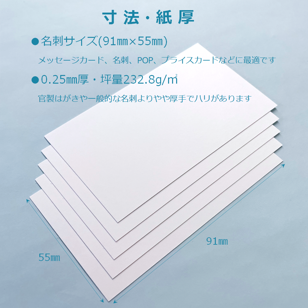 ホワイト メッセージ カード 白 無地 名刺 タグ ミニ