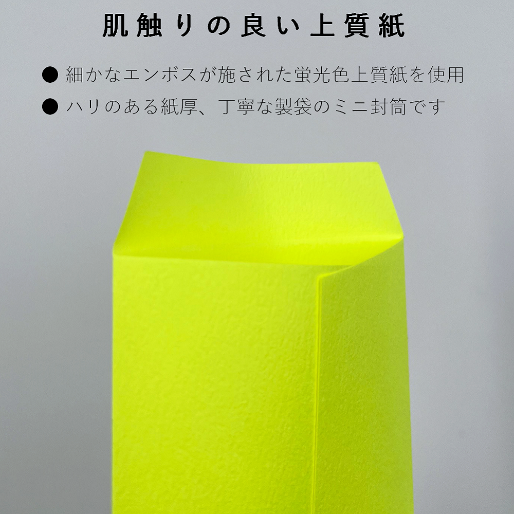 ポチ袋 ネオンカラー 無地 お年玉袋 ぽち袋 105mm×65mm 10枚入 5色×各2枚 55226