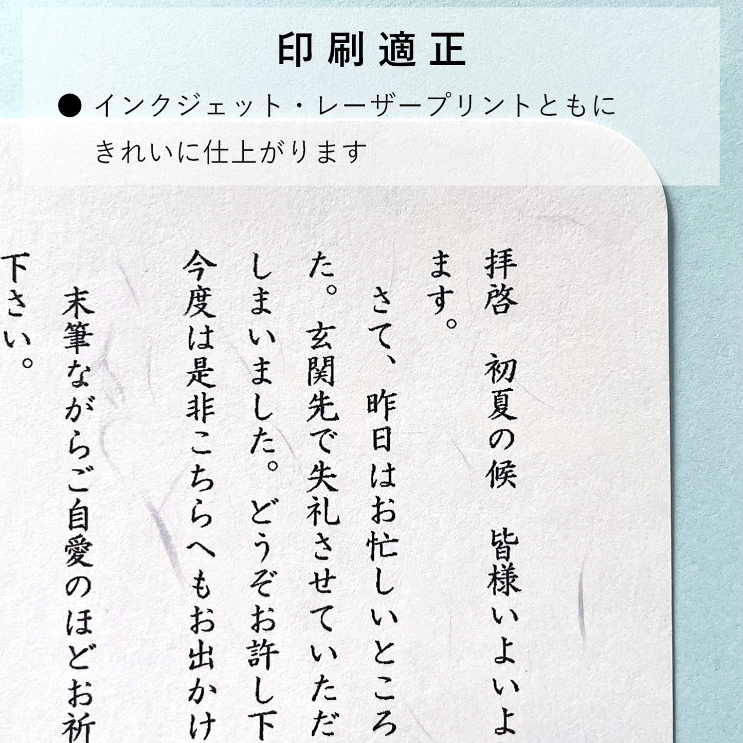 挨拶状 招待状 二つ折り カード 和紙 模様 しこくてんれい 案内状